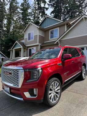 Red 2023 GMC Yukon Denali