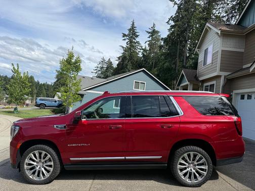 Red 2023 GMC Yukon Denali