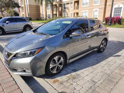Gray 2018 Nissan Leaf SV