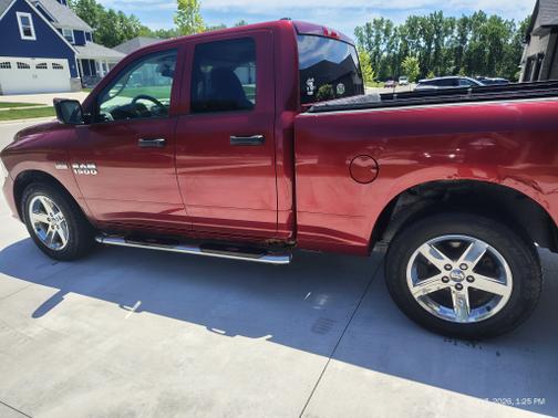 Red 2015 RAM 1500 Tradesman/Express