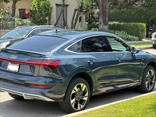 Blue 2021 Audi e-tron Sportback Prestige