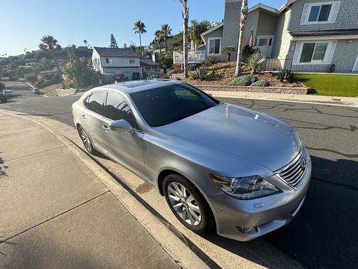 Silver 2012 Lexus LS 460 Base