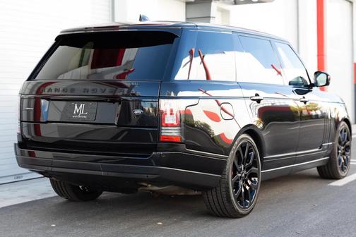 Black 2017 Land Rover Range Rover 5.0L Supercharged LWB