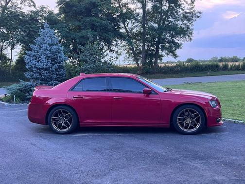 Red 2017 Chrysler 300 S