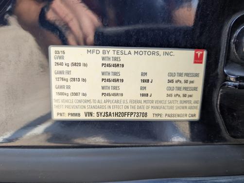 2015 Tesla Model S 85D