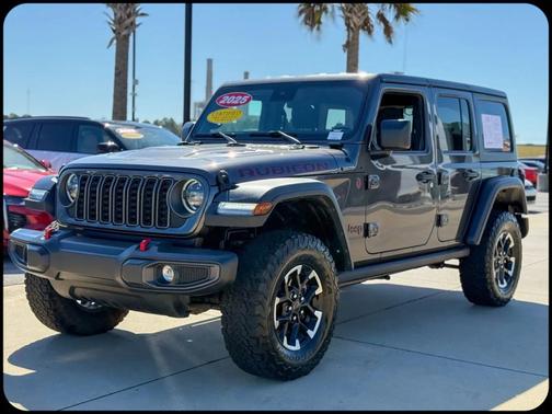 Black 2025 Jeep Wrangler Rubicon