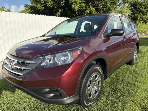 Red 2014 Honda CR-V LX