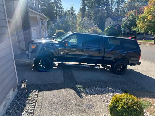 Black 2014 Ford F-350 Lariat