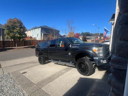 Black 2014 Ford F-350 Lariat