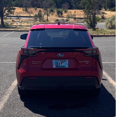 Red 2023 Subaru Solterra Premium
