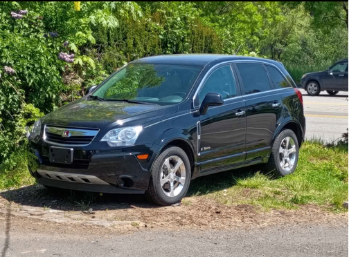 Black 2008 Saturn Vue Green Line Base