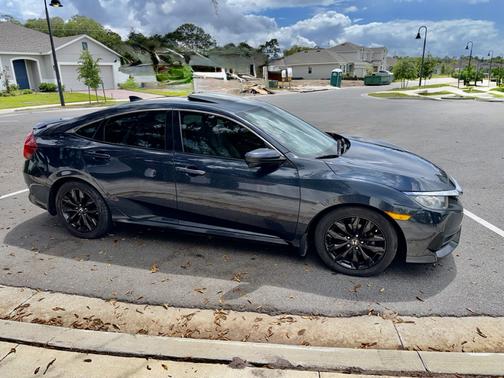 Blue 2018 Honda Civic EX