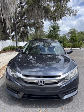 Blue 2018 Honda Civic EX