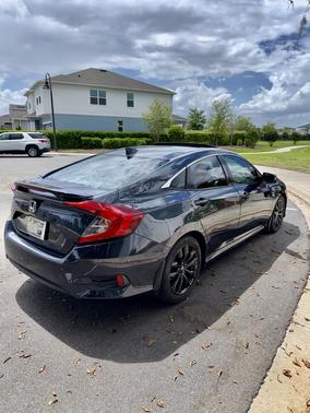 Blue 2018 Honda Civic EX