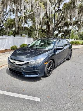Blue 2018 Honda Civic EX