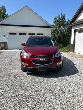 Red 2011 Chevrolet Traverse LT