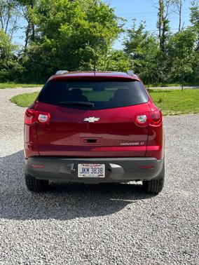 Red 2011 Chevrolet Traverse LT