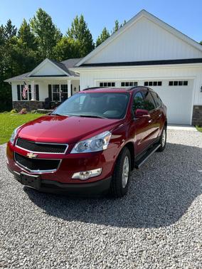 Red 2011 Chevrolet Traverse LT