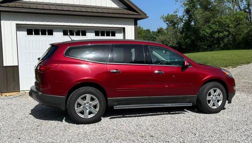 Red 2011 Chevrolet Traverse LT