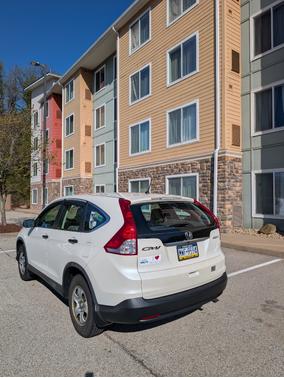 White 2013 Honda CR-V LX