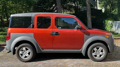 Orange 2004 Honda Element EX