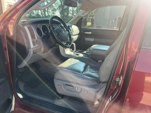 Red 2007 Toyota Tundra Limited Double Cab