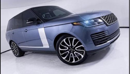 Blue 2019 Land Rover Range Rover 3.0L V6 Supercharged HSE