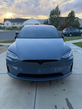 Blue 2026 Tesla Model X Plaid