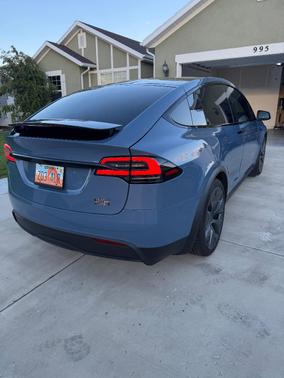 Blue 2026 Tesla Model X Plaid