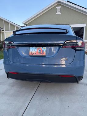 Blue 2026 Tesla Model X Plaid