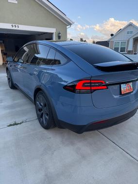 Blue 2026 Tesla Model X Plaid