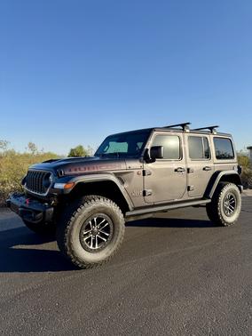 Gray 2026 Jeep Wrangler Rubicon X