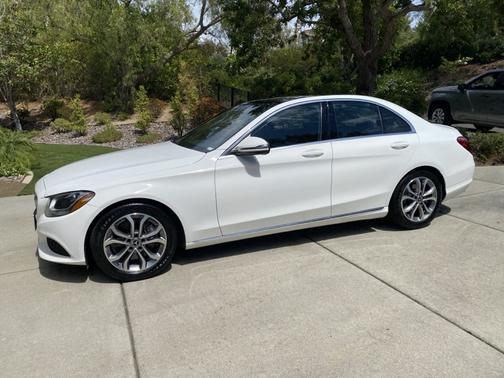 White 2018 Mercedes-Benz C-Class C 300