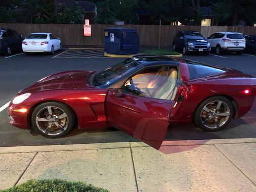 Red 2008 Chevrolet Corvette Base
