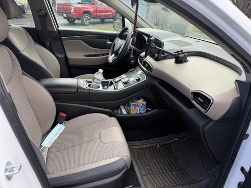 White 2023 Hyundai SANTA FE SE