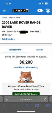 2006 Land Rover Range Rover HSE