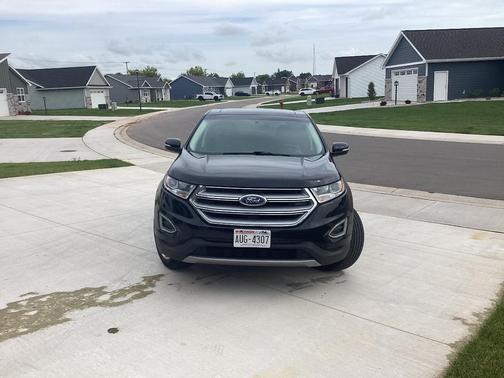 Black 2017 Ford Edge Titanium