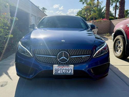 Blue 2017 Mercedes-Benz AMG C 43 4MATIC