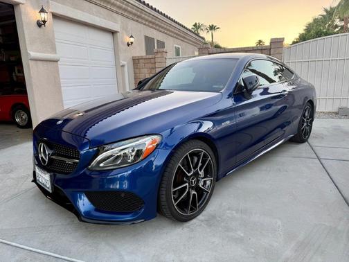Blue 2017 Mercedes-Benz AMG C 43 4MATIC