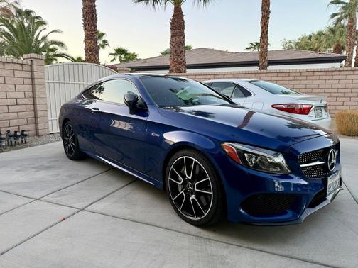 Blue 2017 Mercedes-Benz AMG C 43 4MATIC