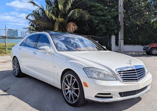 White 2012 Mercedes-Benz S-Class S 550 4MATIC