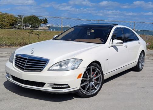White 2012 Mercedes-Benz S-Class S 550 4MATIC