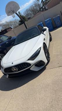 White 2022 Mercedes-Benz AMG SL 55 Base