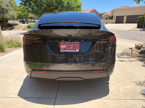 Gray 2025 Tesla Model X AWD
