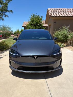 Gray 2025 Tesla Model X AWD
