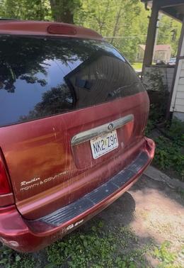 Red 2001 Chrysler Town & Country LX