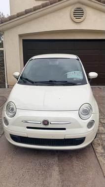 Beige 2013 FIAT 500 Pop