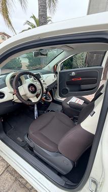 Beige 2013 FIAT 500 Pop
