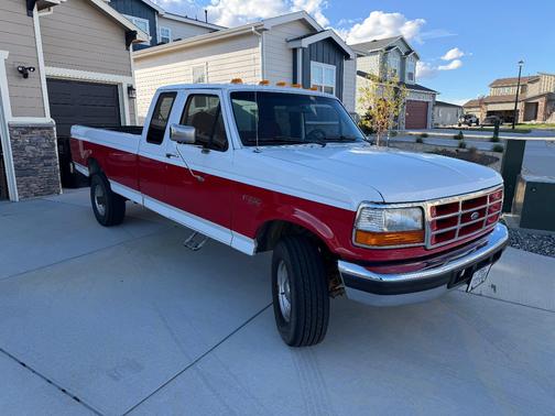 Red 1997 Ford F-250 Base