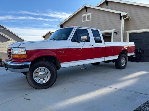 Red 1997 Ford F-250 Base